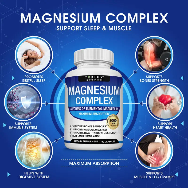 Toplux 8 Essential Magnesium Complex 1000mg
